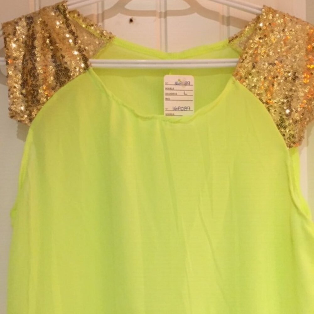 Neon sequin tunic - Picture 3 of 3